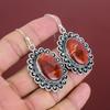Red Snakeskin Jasper Earrings Gemstone Jewelry Dangle Earring 925 Sterling Silver Earring Handmade Jewelry Gifts For Her Birthstone Earrings
