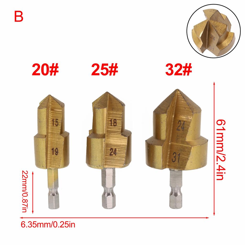 Hexagonal Handle Drill Bit Stable Clamping Easy To Disassemble