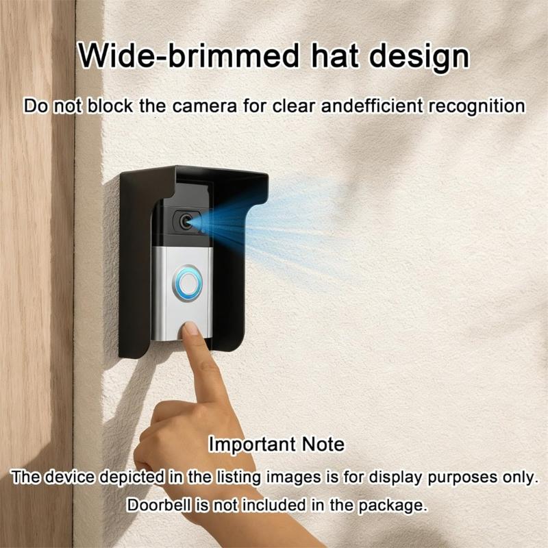 Weather Resistant Videos Doorbell Enclosures Suitable for Most 2.99 Inch Or Smaller Models for Easy Installation