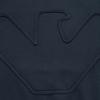 Emporio Armani FW23 Solid Color Logo Hooded Long Sleeve Sweatshirt Men Sweatshirt Navy-Blue 6R1ME4-1JWPZ-09S6