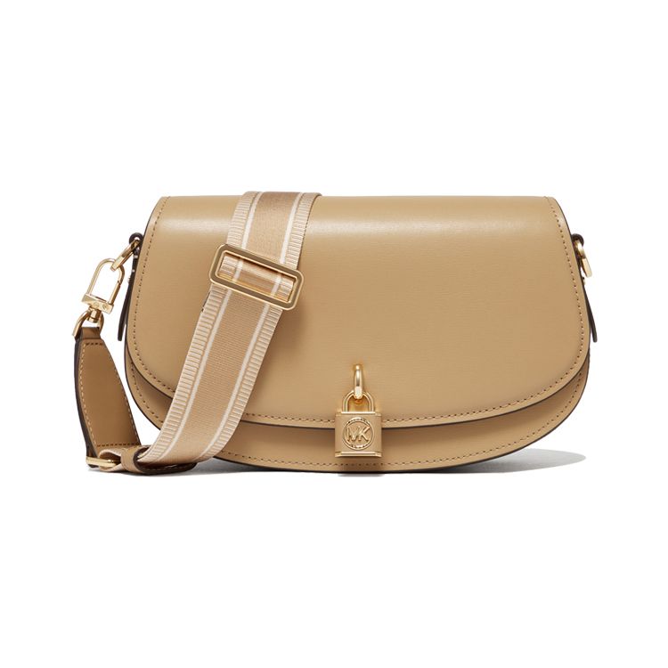 Michael Kors Mila Classic Magnetic Closure Leather Shoulder Crossbody Bag Medium Women bags Camel 30S3GIMM8L-222 Basic Set (Bag+Dust Bag)