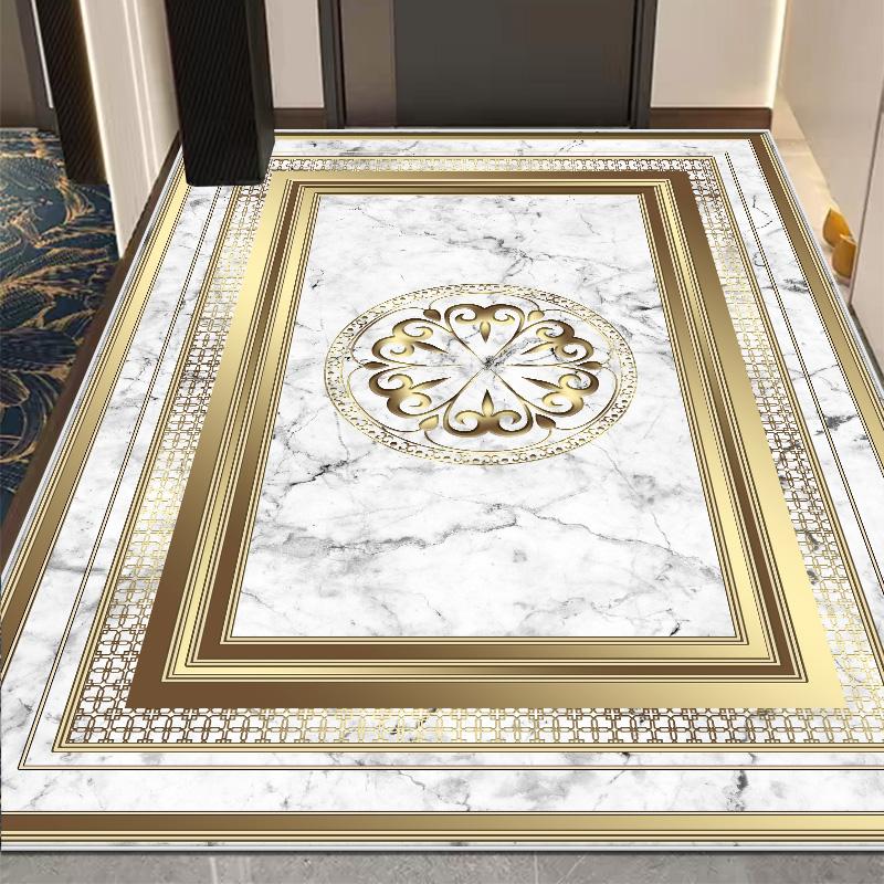 Luxury Style Entrance Door Mat Large Area Living Room Decoration Carpet 200x300cm Non-slip Lounge Soft Rug Washable Customizable