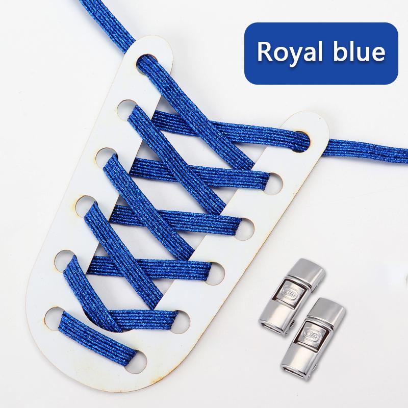 Brand Glitter Shoelaces Without Ties Elastic Laces Sneakers Tennis No Tie Shoe Laces Kids Adult Wide Shoelace Shoe Accessories