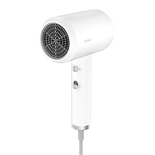 

Авторизованный фен для волос ZHIBAI Negative Ion HL312 с большим объемом воздуха, испускает 20 миллионов отрицательных ионов, быстрая сушка с помощью Zhibai White [внутренний дистрибьютор] белый