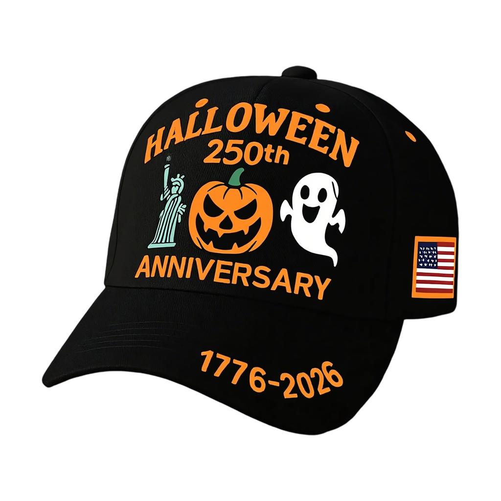 250th Anniversary Hat Halloween Pumpkin 250th Anniversary Commemorative Hat Baseball Hat Girl Boy