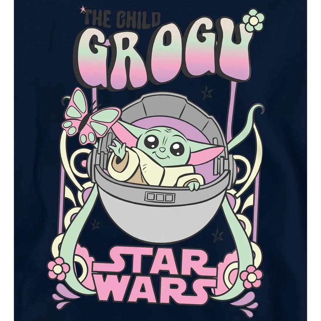 Star Wars Childrens/Kids Grogu Hippie Hoodie