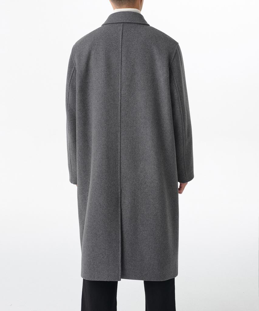 Musinsa Standard Daily Balmacaan Coat [Medium Grey]