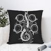 Monsters Hunters Palico Wilds Pillow Cover Vintage Pillow Case For Couch Sofa Bedroom Soft Cushion Cover Gift