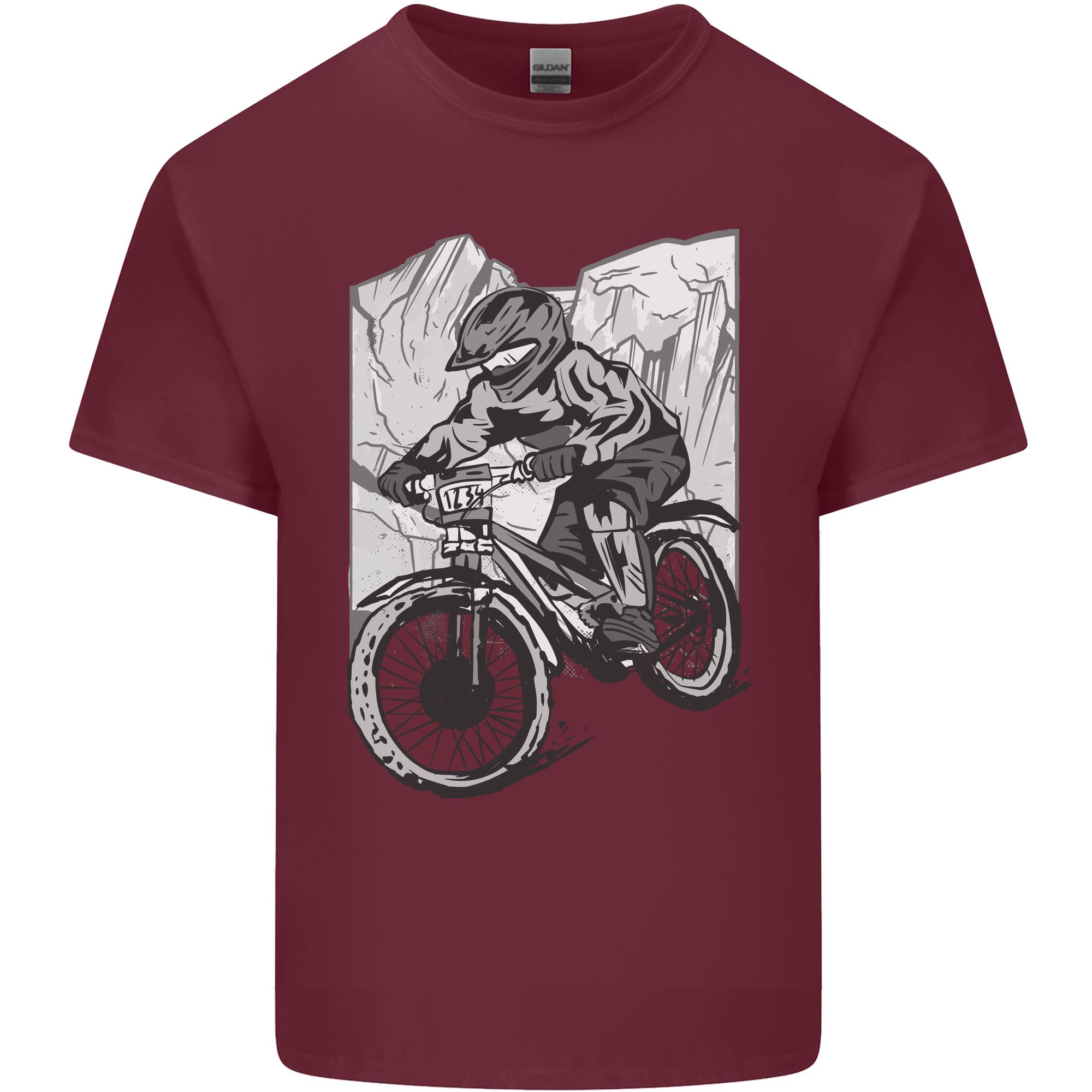 Downhill Mountain Biking DH Bike Cycling Unisexs Light Cotton TShirt S