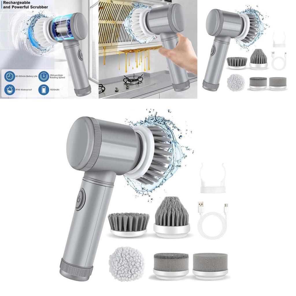 Home Multifunctional Wireless Handheld Electric Cleaning Brush For Kitchen Sink Bathroom And Ceramic Surface Care