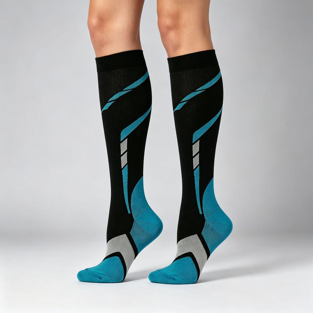 Men and Women Compression Socks for Running Hiking Travel - Athletic Support Socks for Joggers Sports Enthusiasts