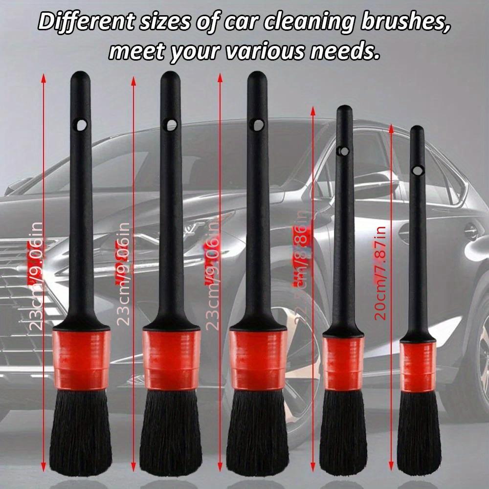 Car Detailing Brush Set The Ultimate Auto Cleaning Kit for Vents Gaps Maintenance Car Air Outlet Detail Clearance Brush Replacement Sensors2