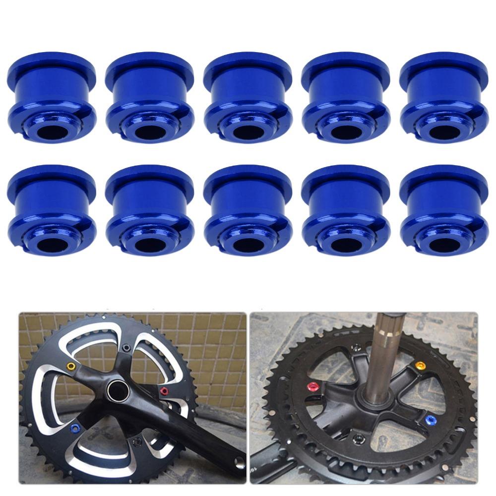 10Pcs Single Speed Chainring Bolts M8 Bicycle Chainring Bolts Chain Ring Bolts  Bike Components