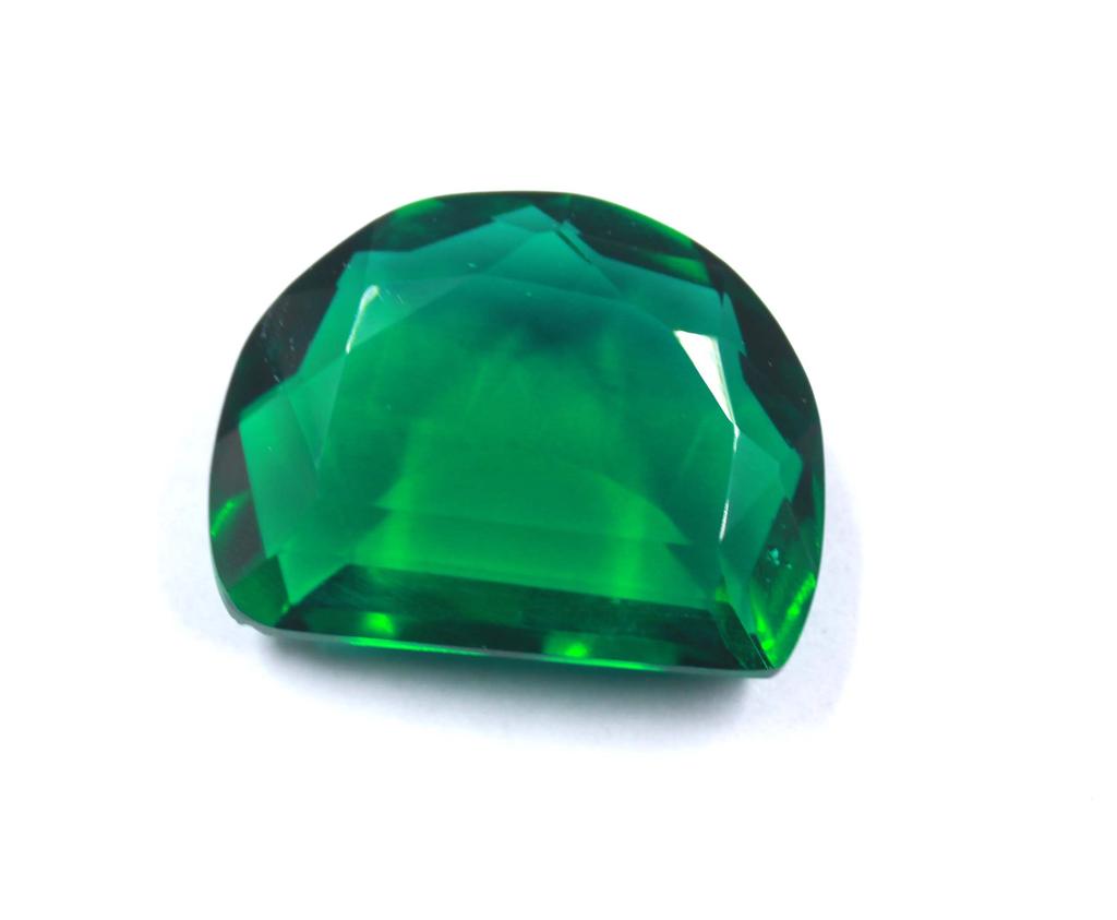 76.25 Carat Green Moldavite Fancy Shape Lab Created Certified Gemstone SN398