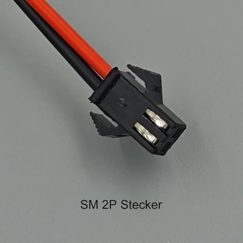 XMECZQQ NiMH Wiederaufladbarer Akku 6V 2400mAh 2er-Pack mit SM-Stecker für RC-Autos, LKW, Roboter Fernbedienungsspielzeug