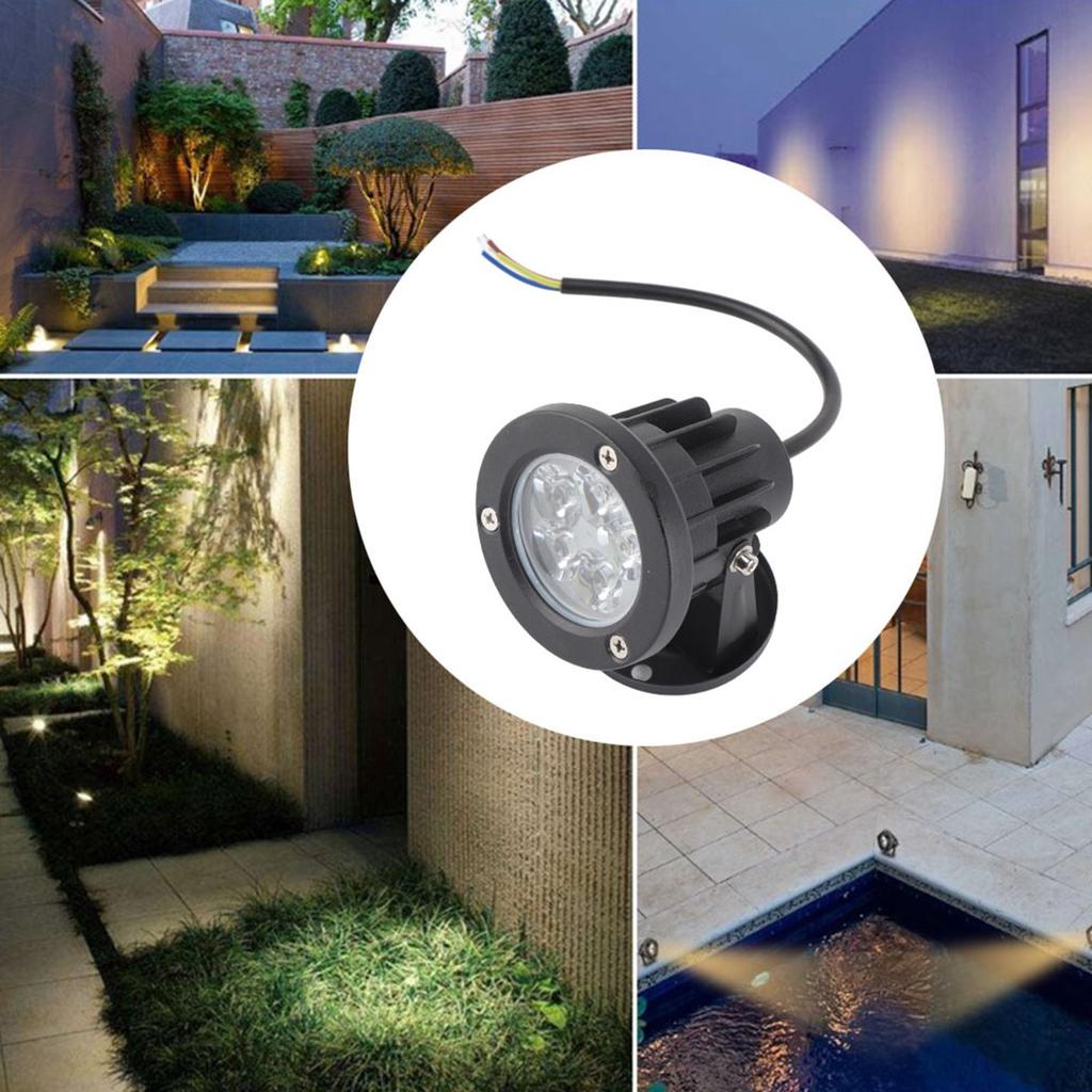 Aluminum 5W LED Lawn Lamp IP65 Waterproof Base Landscape Spot Light for Outdoor Garden