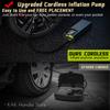 Tire Inflator Portable Air Compressor - 150PSI with Tire Pressure Gauge,8000mAh & 3X Faster Portable Air Pump for Car Accessory