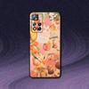 Peach Peachy Cute Phone Case For Samsung S10,S21,FE,S21,Note 20,10 S25,S24,S23,Ultra,S9,S22,Plus Soft Silicone Black Cover
