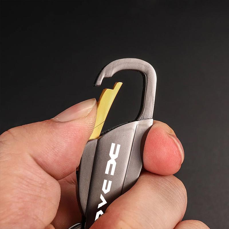 Support Customized Alloy Keychain For New Dacia Duster Logan Sandero Jogger Spring Stepway Dokker Lodgy MCV Accessories