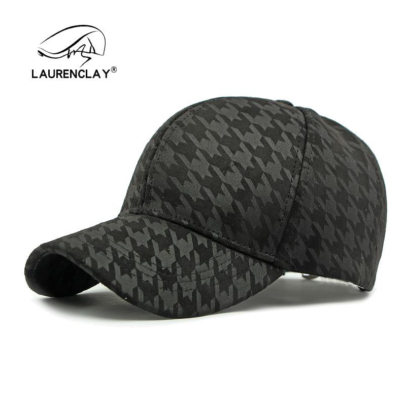 Classic Fashion Thousand Bird Grid Hard Top Baseball Cap Children Spring New Outdoor Sun Hat Men's Cap