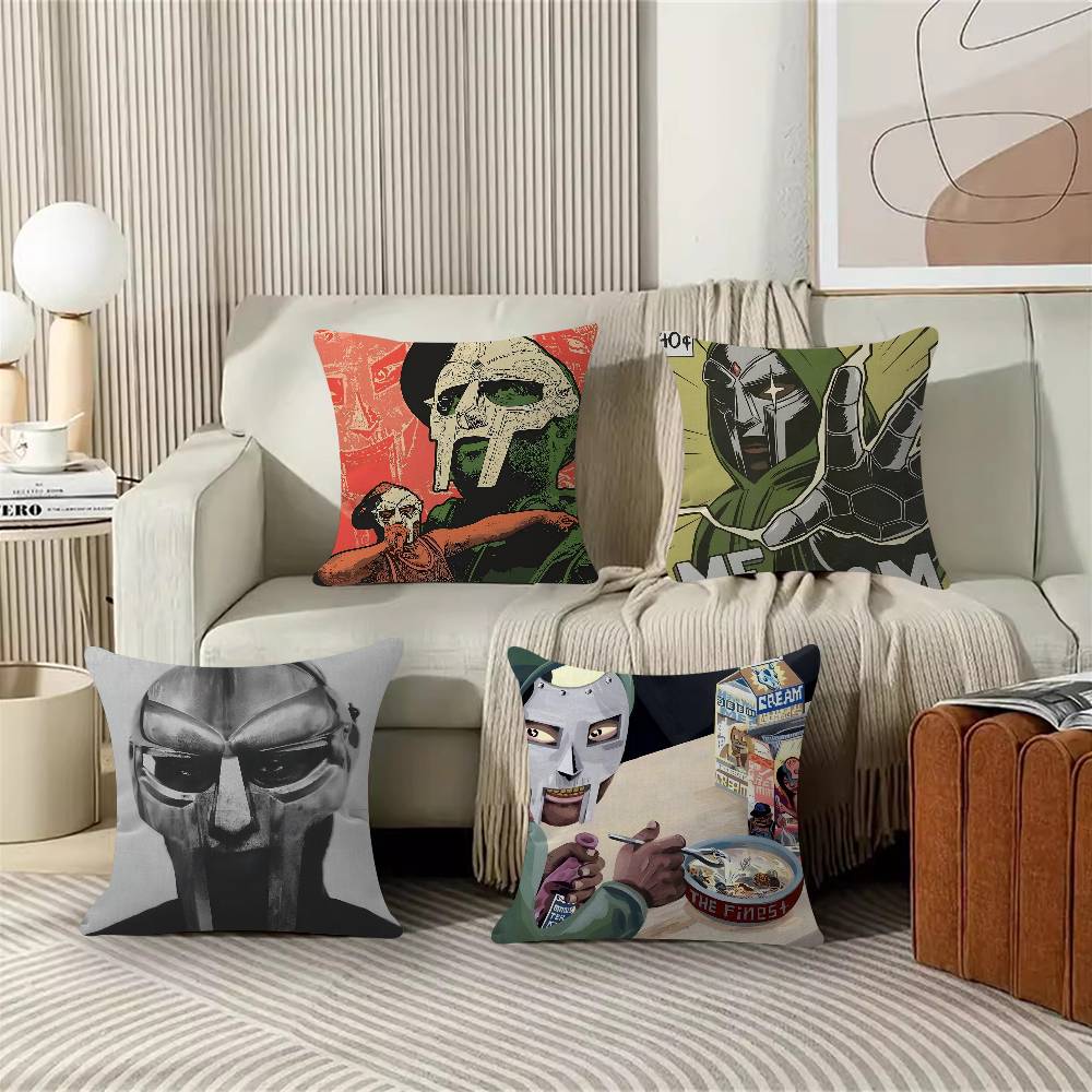MF DDOOM Music Pop Album Maple Design Cushion Cover Happy Autumn Harvest Decor Holiday Decorati Pillow Cover
