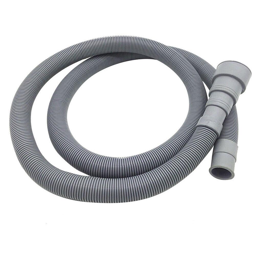 1.5/2/3/4M PVC Washing Machine Dishwasher Drain Waste Hose Extension Pipe With Bracket Set Wash Machine Ablaufschlauch #W0
