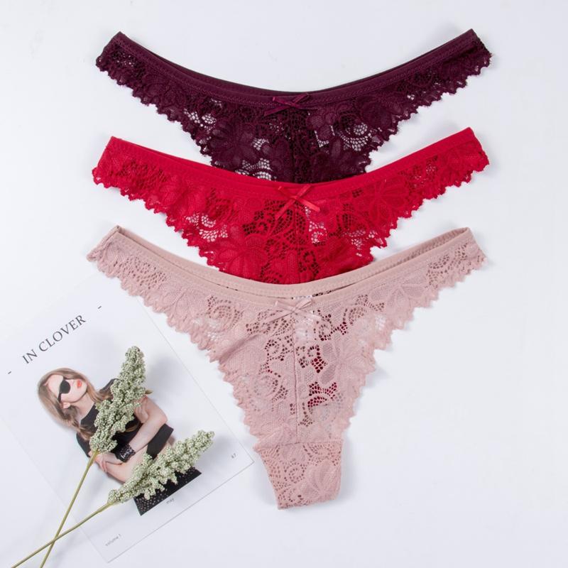 Chiloți cu flori Slip G-String Chiloți de damă cu talie joasă Tanga Intimate Lenjerie de dormit Lenjerie Lenjerie de corp Tanga Calcinhas Bragas