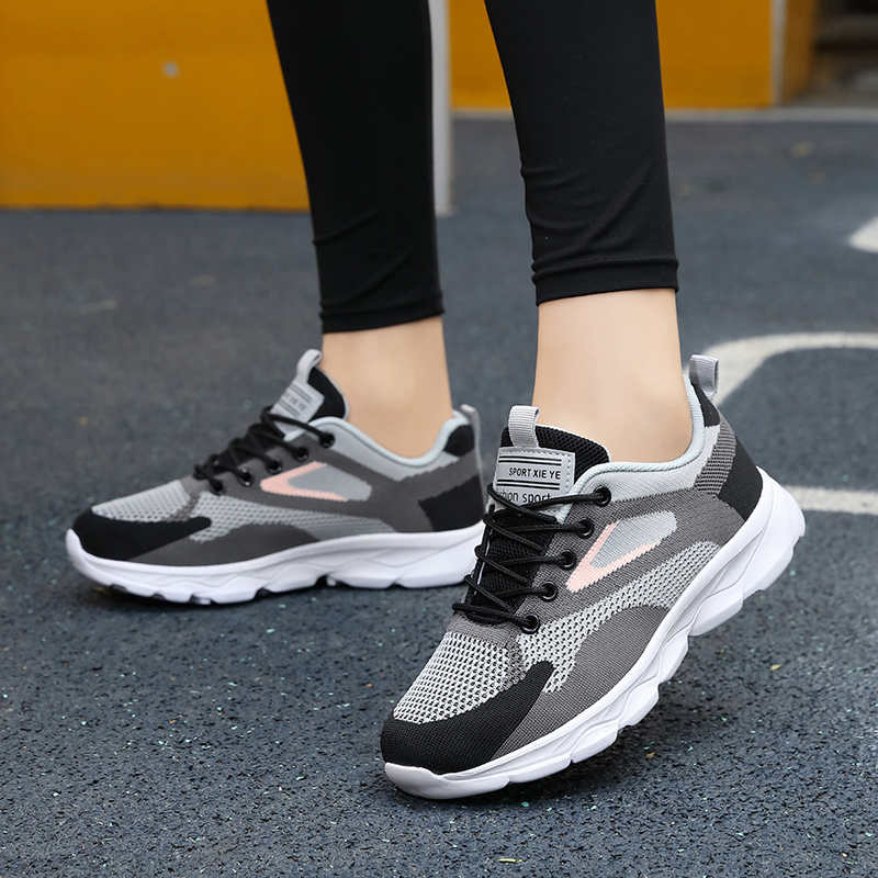 Fashion Autumn-spring Platform Purple Woman Shoes Casual Women's Sneakers Luxury Brand Boots Large Size Sport Tines Health Deporte