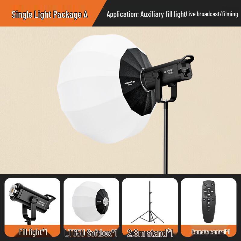 SOULMATEE E300BI COB Live Streaming Fill Light Kit