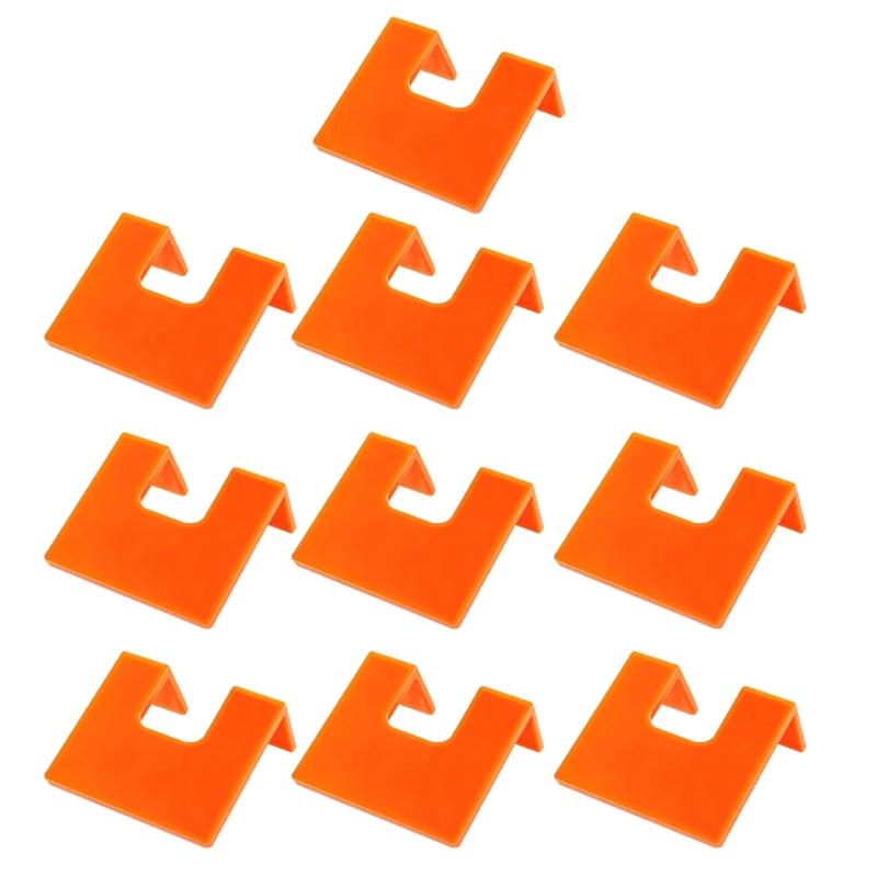 Pack of 2/4/6/10 Double Sided Scale Hinge Locators with Magnetic Base for Accurate Positioning Hole Drilling in Furniture Assembly.
