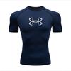 Tight T-shirt for Men's Short Sleeve Sports Fitness Running Sporter Gym Fashion Drying Workout High Elasticity Breathable Sweat-Resistant