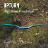 Funn Upturn High Rise Mountain Bike Handlebars Durable and Lightweight Alloy Riser Bicycle Handlebars with 35mm Bar 800mm for MTB and BMX Bikes -