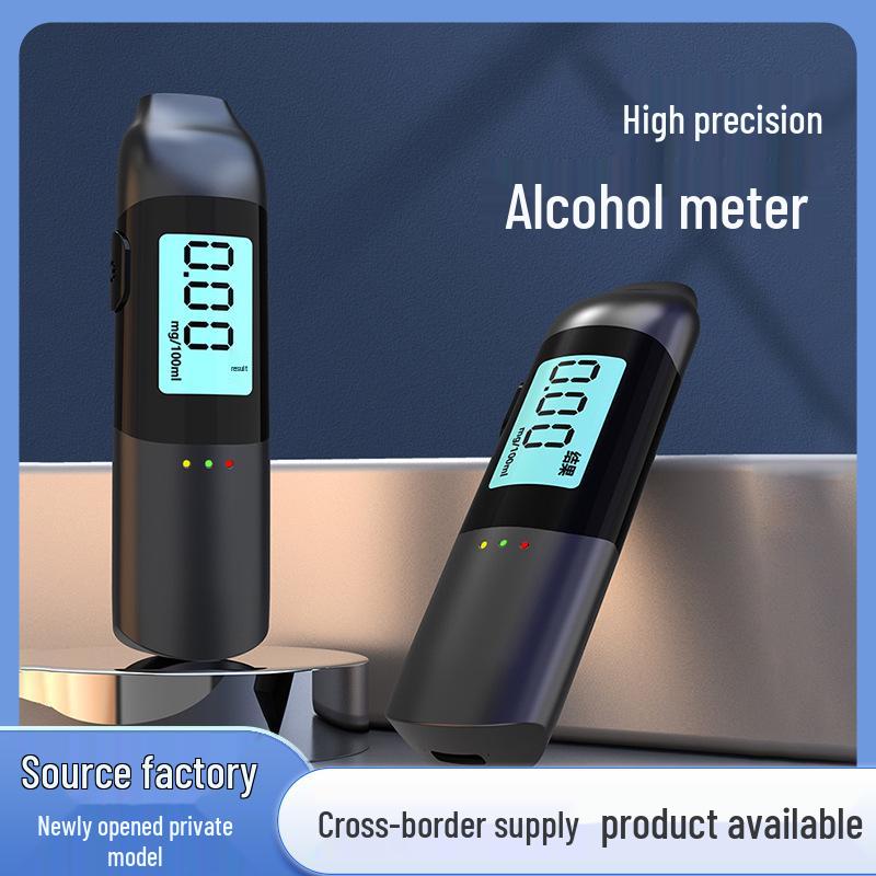 Precision Digital Breathalyzer: Portable USB Alcohol Tester for Self-Testing English Version