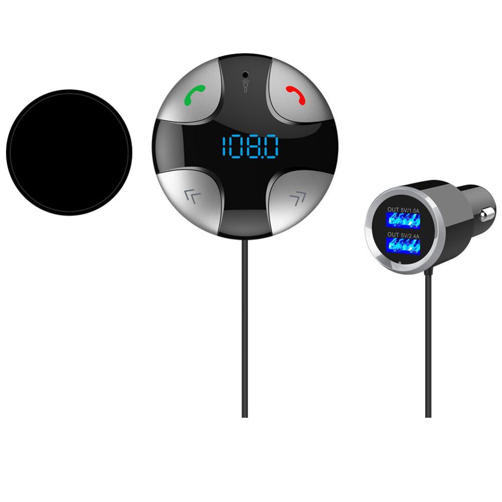 Bluetooth FM Transmitter Wireless Car Receiver AUX Kit MP3 Audio Player Hands Free Speaker Adapter