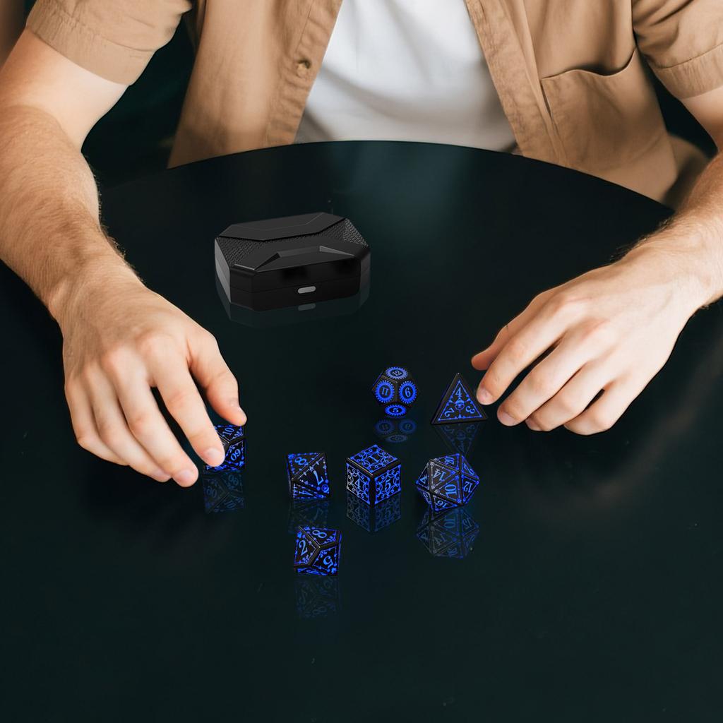 Coloured 7 Potion Dice Set ,D4 Dice Set Potion Tokens Dice RPG Accessories Polyhedral Dice Set Role Playing Dice For RPG Player Party Favors Gifts