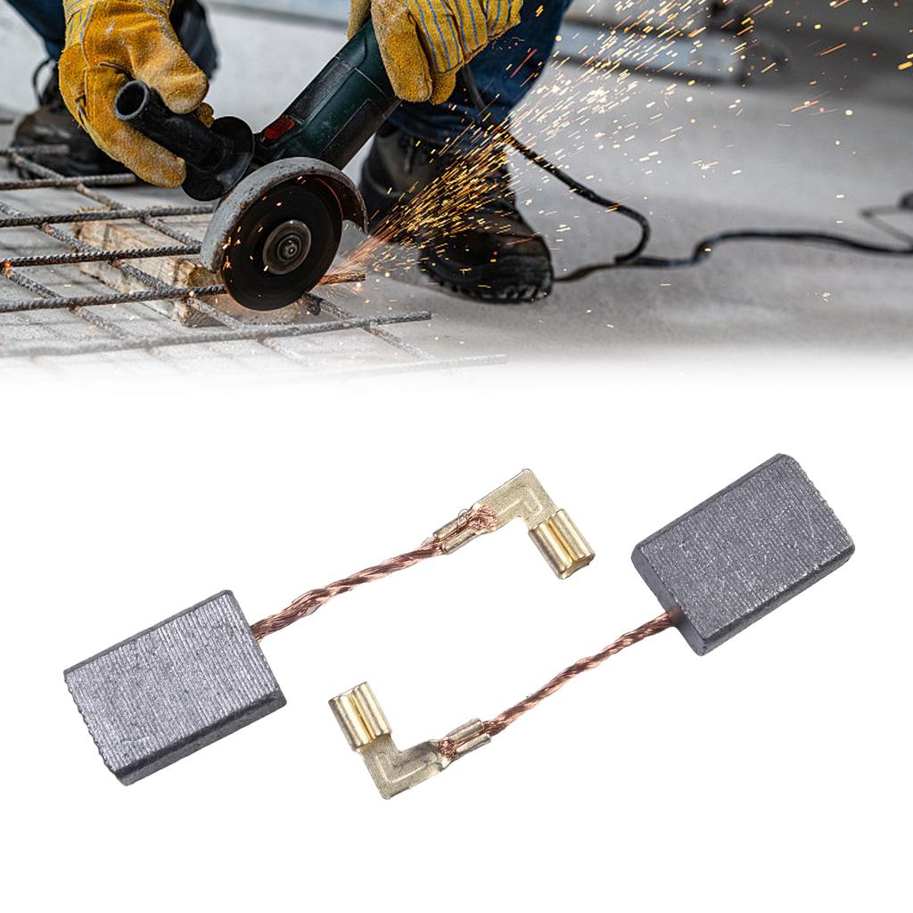 6pcs 16 X 11 X 5mm CB-325 Carbon Brushes For Angle Grinder 9553-9554NB 9557NB 9558PB HR2810 Power Tool Accessory