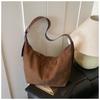 Suede Bag Women's Large-capacity New Autumn and Winter Shoulder Messenger Bag Retro Commuter Tote Bag