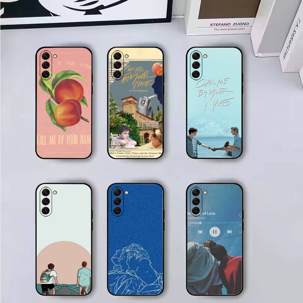 C-Call Me by Your N-Name Phone Case For Samsung Galaxy A73,A72,A71,A70,A53,A52,A51,Soft Silicone Black Cover
