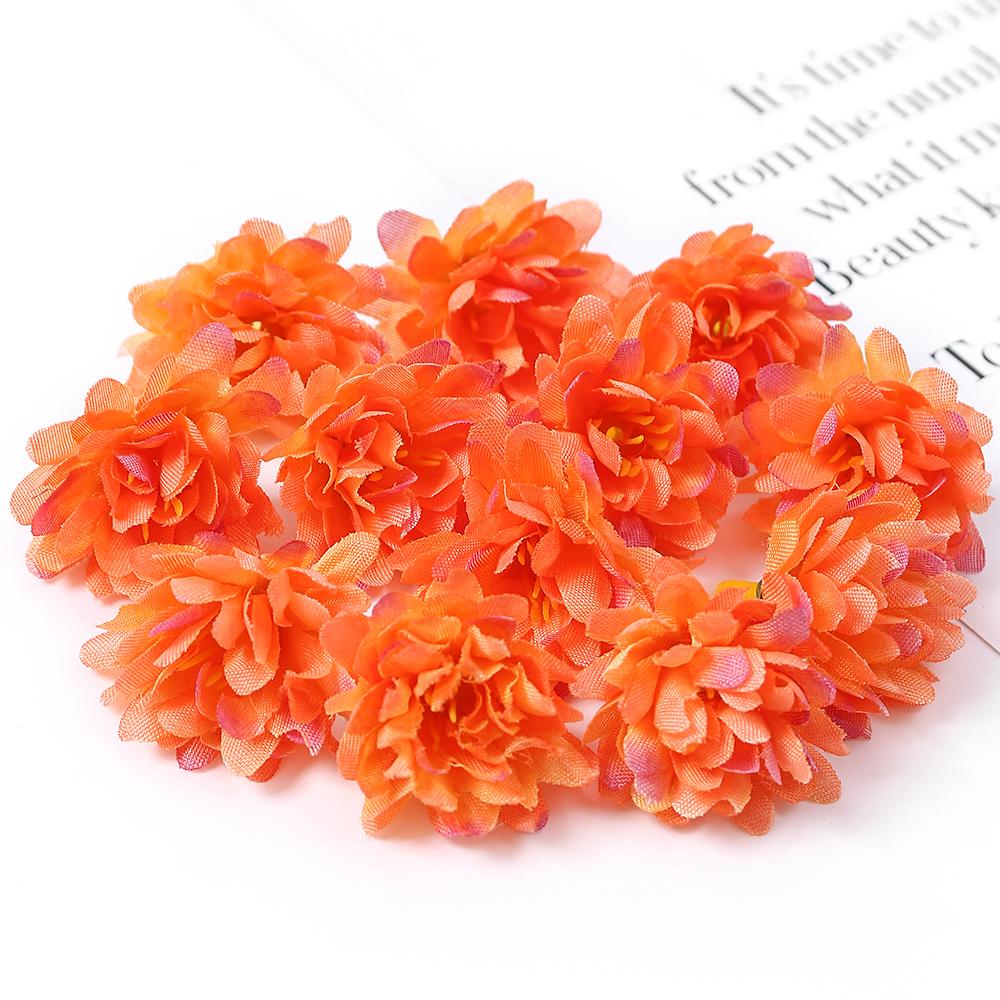 10/20/30PCs Daisy Artificial Flowers 3cm Silk  Fake Flower for Home Room Decor Wedding Decoration DIY Craft Wreath Accessories