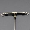 10Pcs High Strength Rolling Round Bearing Snap Fishing Barrels Swivels with Locking Snap Fishing Baits Connectors Clip