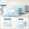 4pcs Soft Travel Pillowcases, Thickened Fabric, Hand Washable for Hotel, Salon, Camping & Travel.