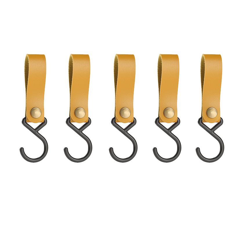 1/5pcs Moveable Hooks Detachable S-Shaped Hooks Water Bottle Holder Hanging Storage Rack Multifunctional Outdoor Tools