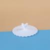 Wave Heart-shaped Spatula Spoon Silicone Cup Lid Heart-shaped Cup Lid Food-grade Silicone Dust-proof Lid