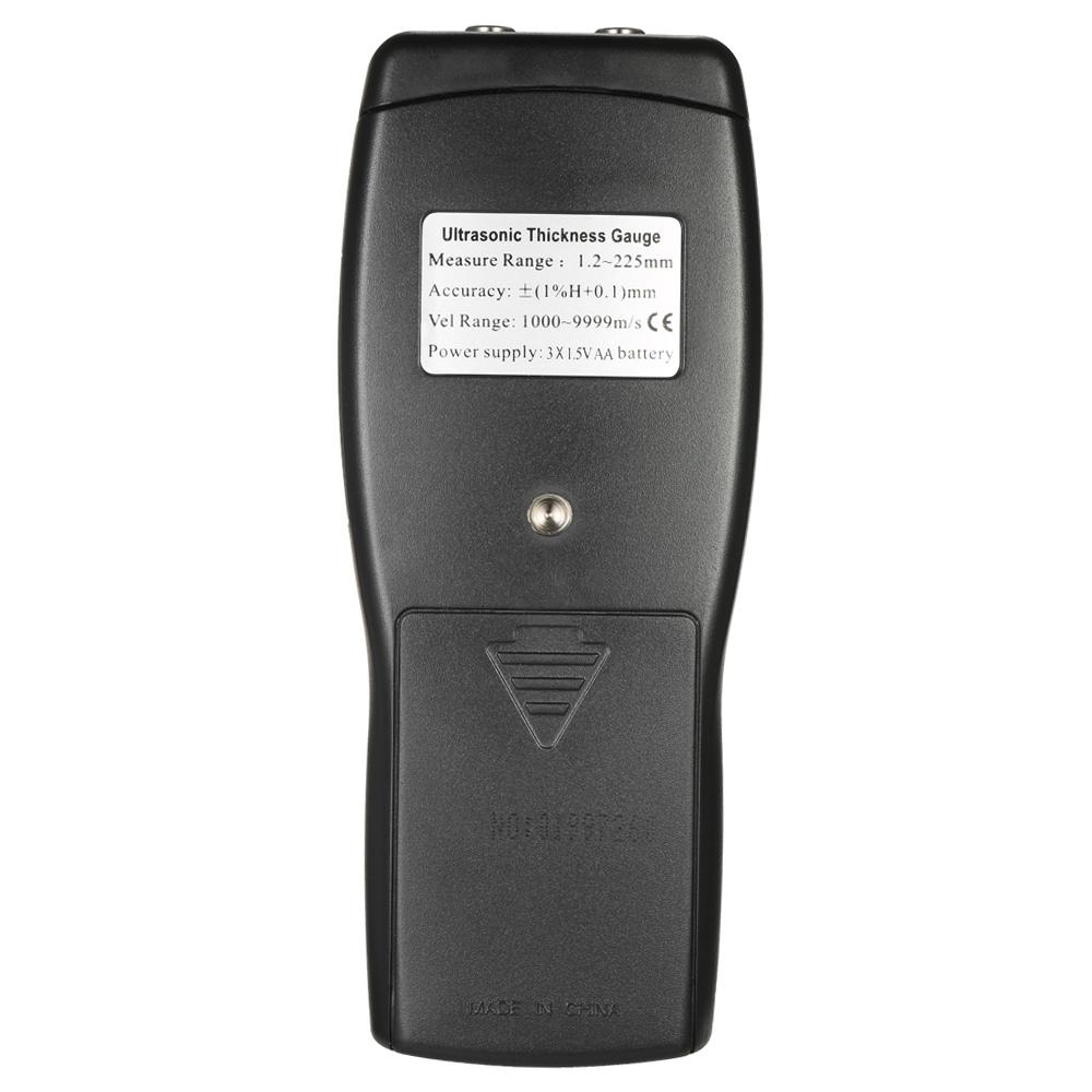 SMART SENSOR Professional Ultrasonic Thickness Gauge Handheld LCD Digital Thickness Tester Depth Meter Range 1.2 225mm