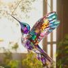 Wunderschöner Kolibri-Sonnfänger - 7,87" Acryl-Buntglas, Hängende Dekoration für alle Jahreszeiten, Perfektes Geschenk für Zuhause & Garten