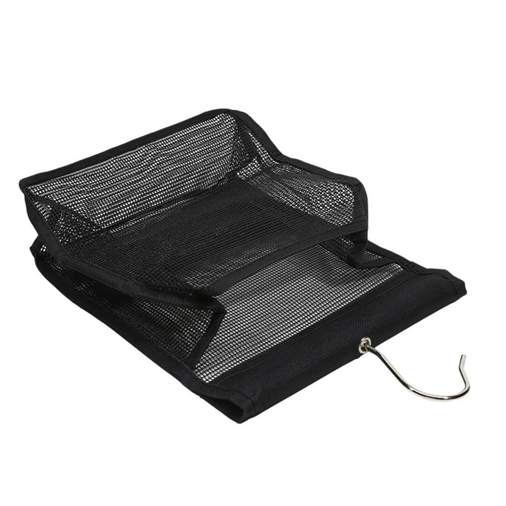 Hanging Toiletry Kits PVC Mesh Hanging Bag Portable Quick Drying Shower Storage Bag Wall Mounted Cosmetics Toiletries Organizer