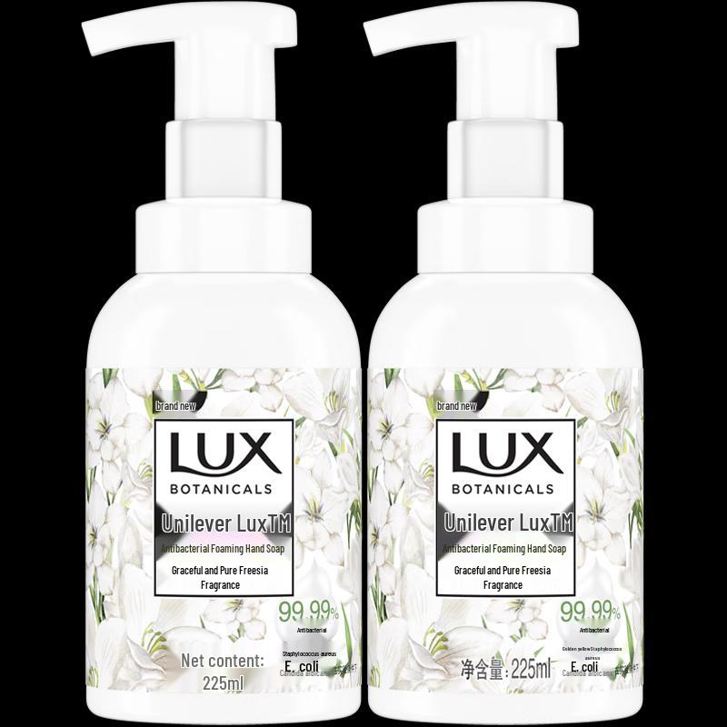 LUX Antibacterial Foaming Hand Soap - Freesia Scent (2 Bottles)