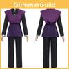 Costum Cosplay Demon Slayer Kimetsu No Yaiba Shinazugawa Genya cu Poliester Spandex Pentru Joc de Rol Anime