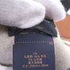 Excellent LOUIS VUITTON Scarf Duo Infinity fringe Noir wool mens M90806 Used