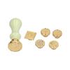 Wax Stamp Seal Easy Operation High Durability Rustproof Wide Application Wax Seal Stamp KitGreen